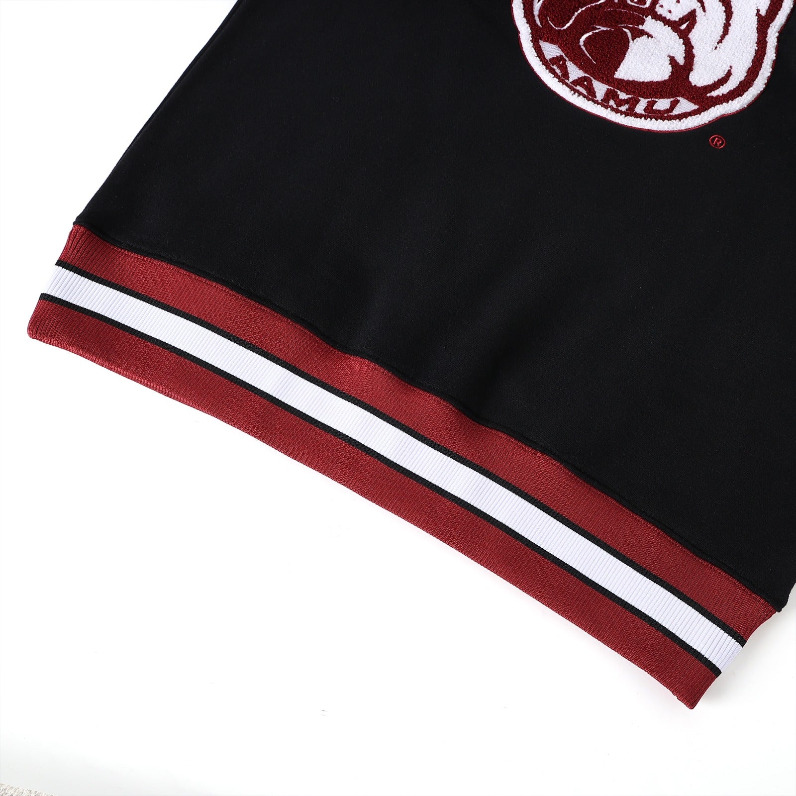 Alabama A&M Black Bulldog Pocket Crewneck