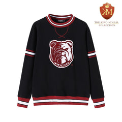 Alabama A&M Black Bulldog Pocket Crewneck