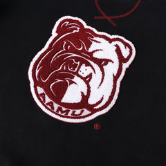 Alabama A&M Black Bulldog Pocket Crewneck