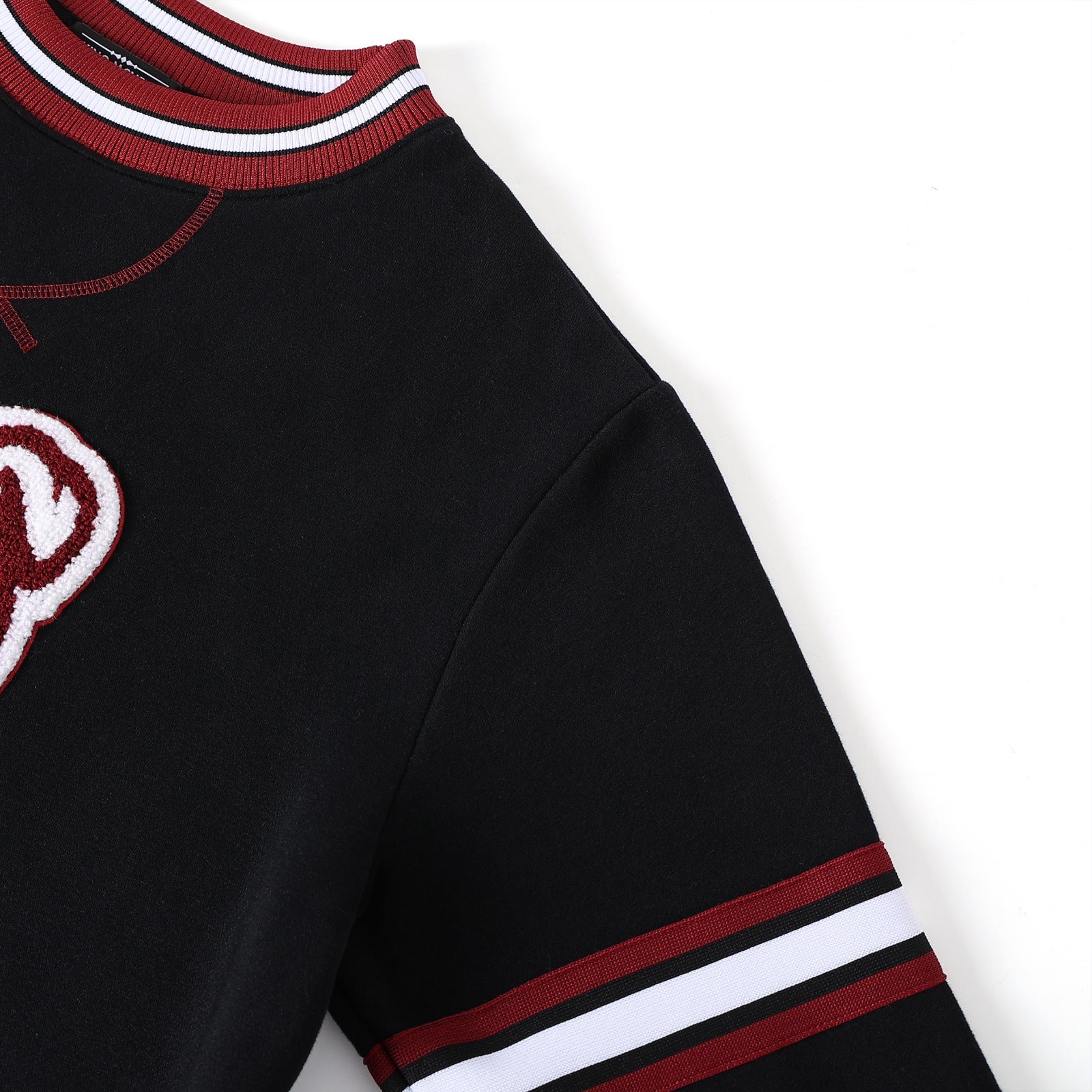 Alabama A&M Black Bulldog Pocket Crewneck