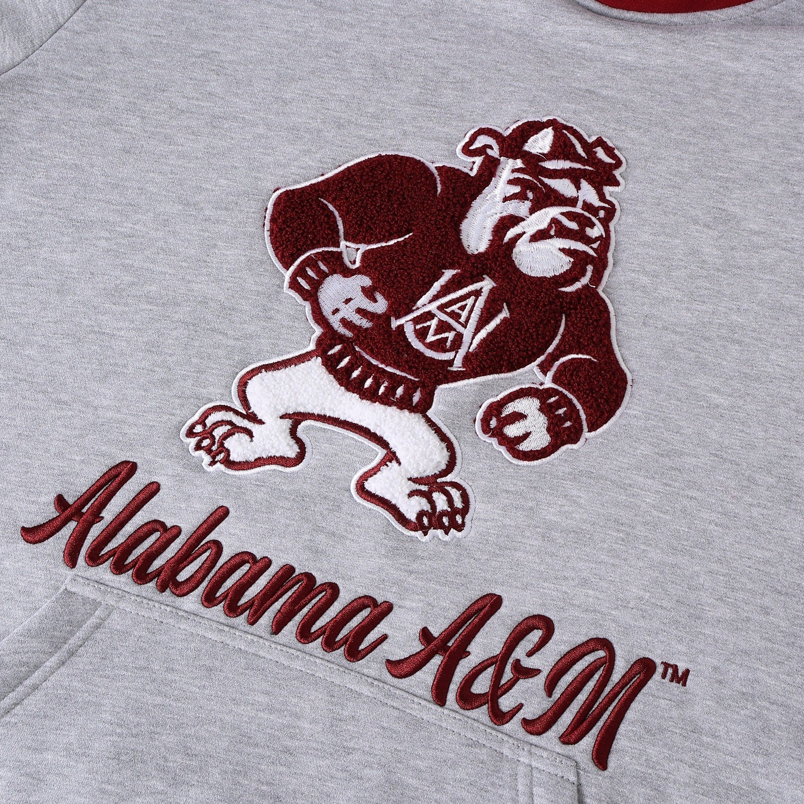 Alabama A&M Grey Chenille Hoodie