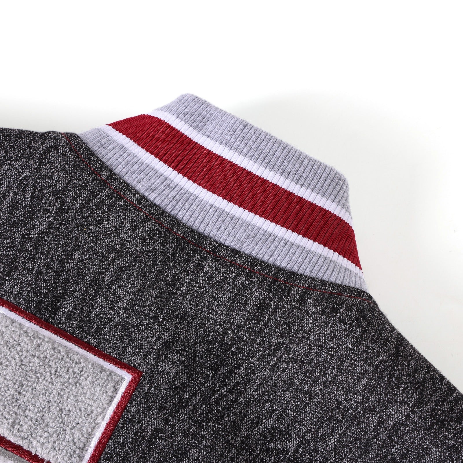 Texas Southern Black Denim Bomber Jacket