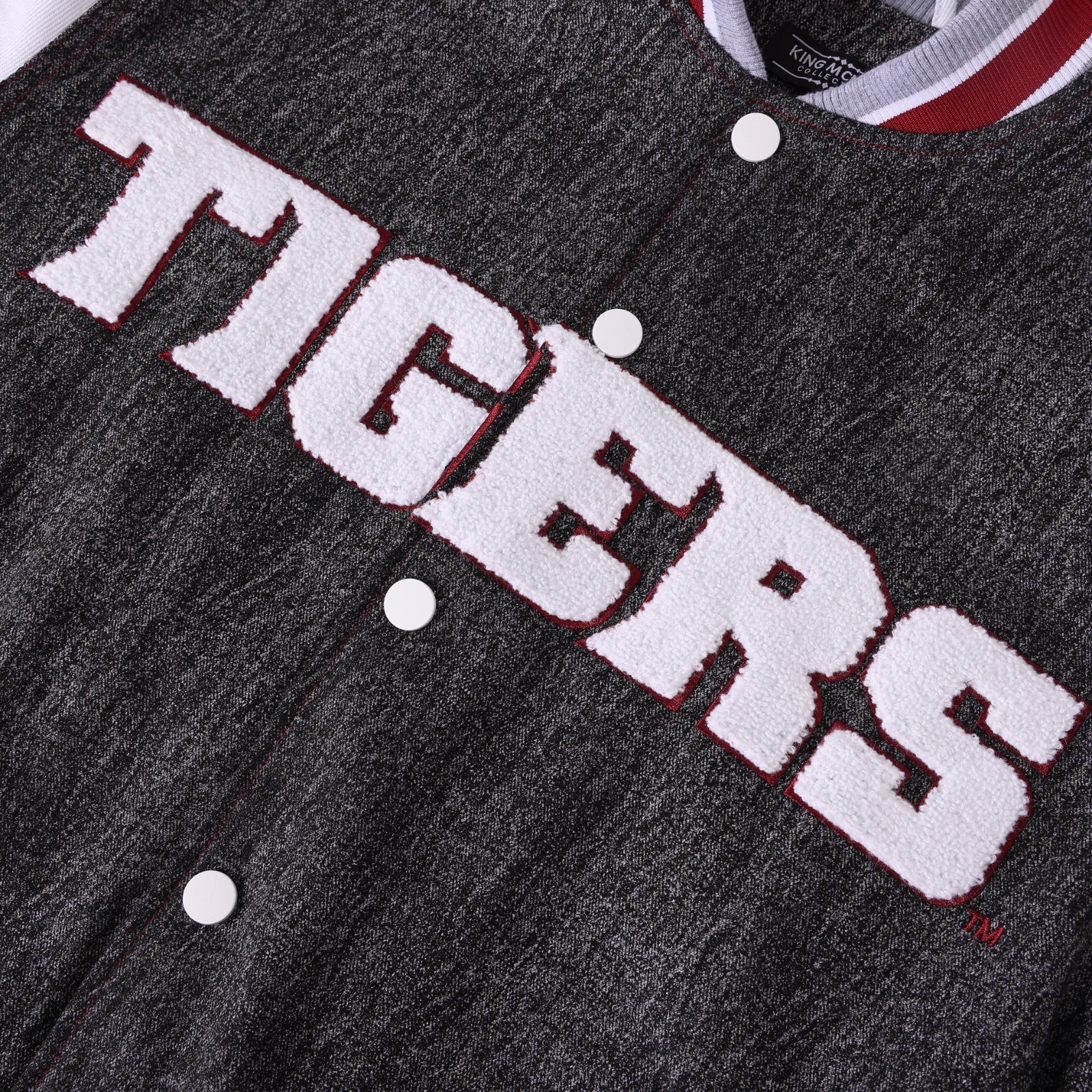 Texas Southern Black Denim Bomber Jacket