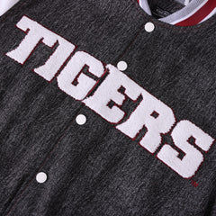 Texas Southern Black Denim Bomber Jacket