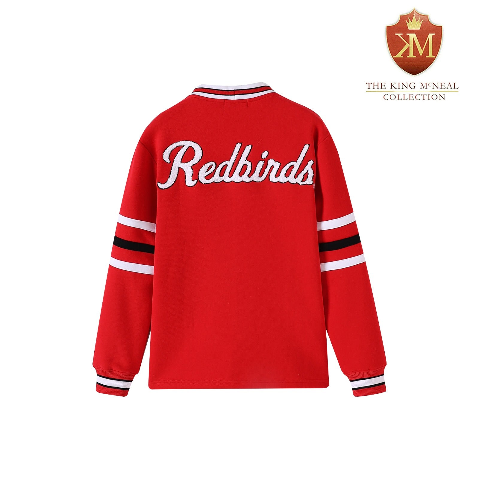 Illinois State Red Fleece Cardigan