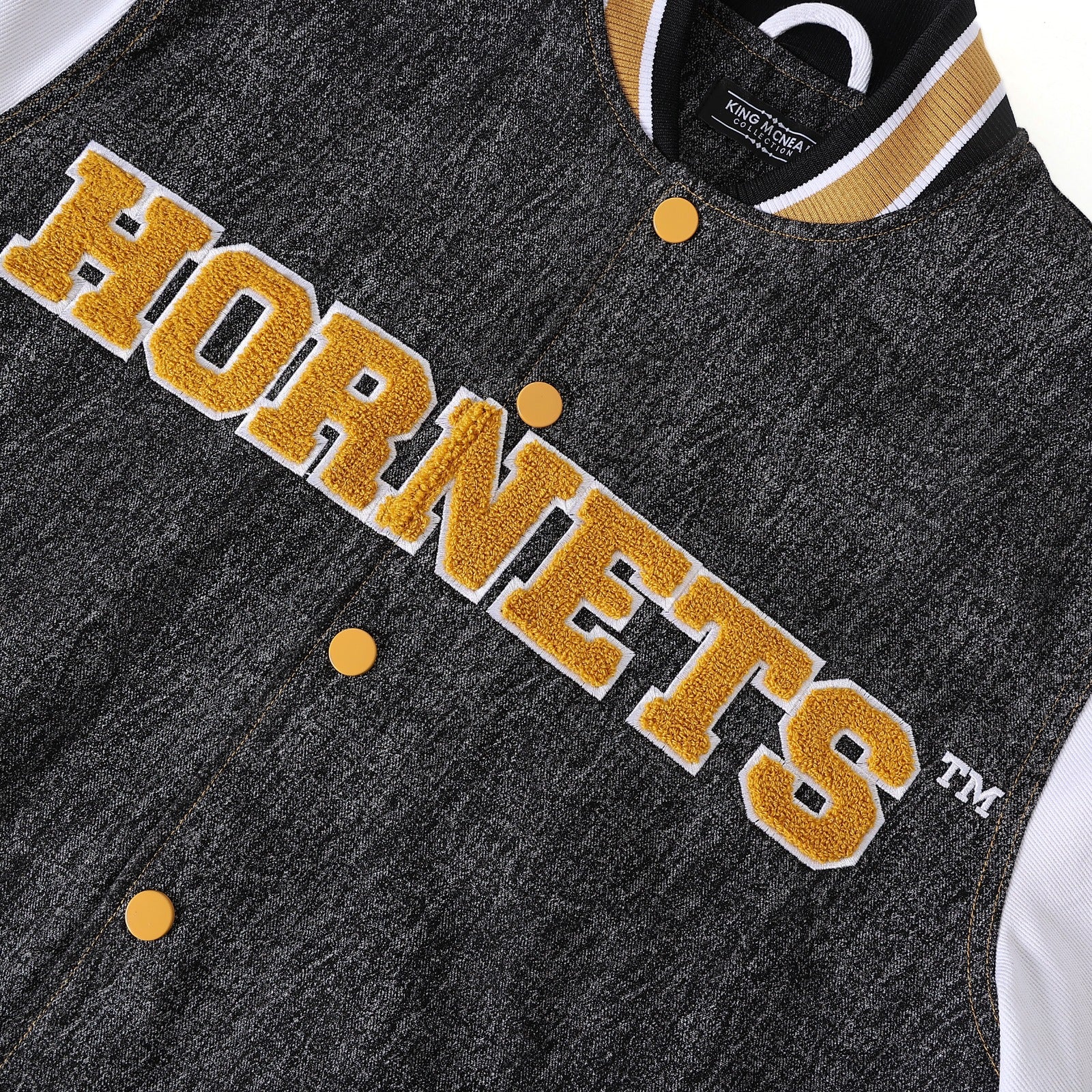 Alabama State Black Denim Bomber Jacket