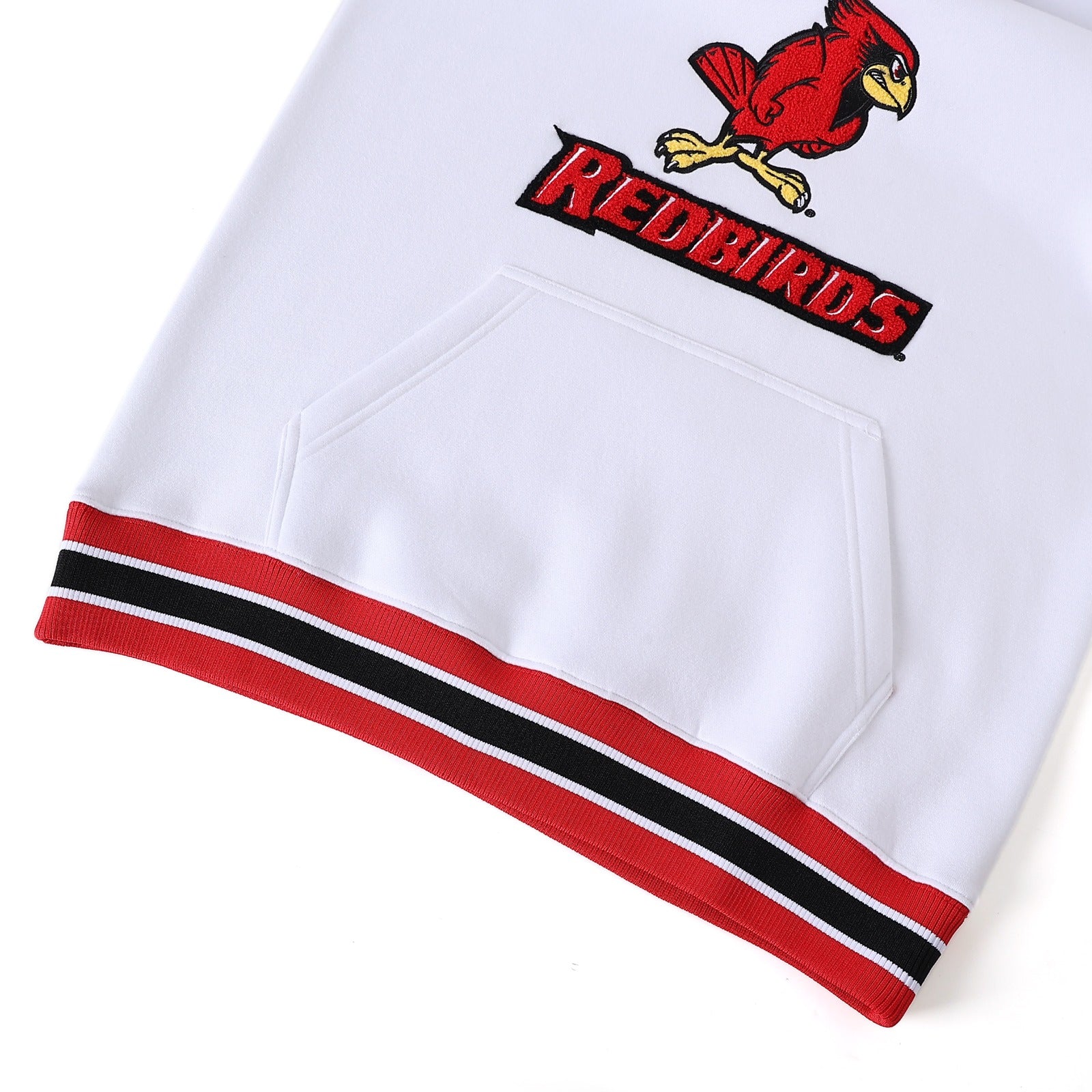 Illinois State White Redbirds Pocket Crewneck