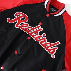 Illinois State Black Bomber Jacket