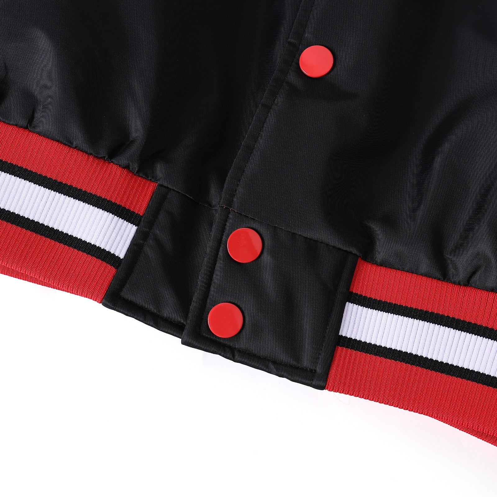 Illinois State Black Bomber Jacket