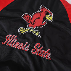 Illinois State Black Bomber Jacket