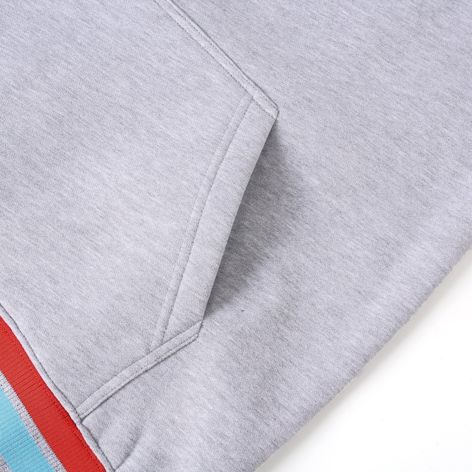 Delaware State Heather Grey Pocket Crewneck