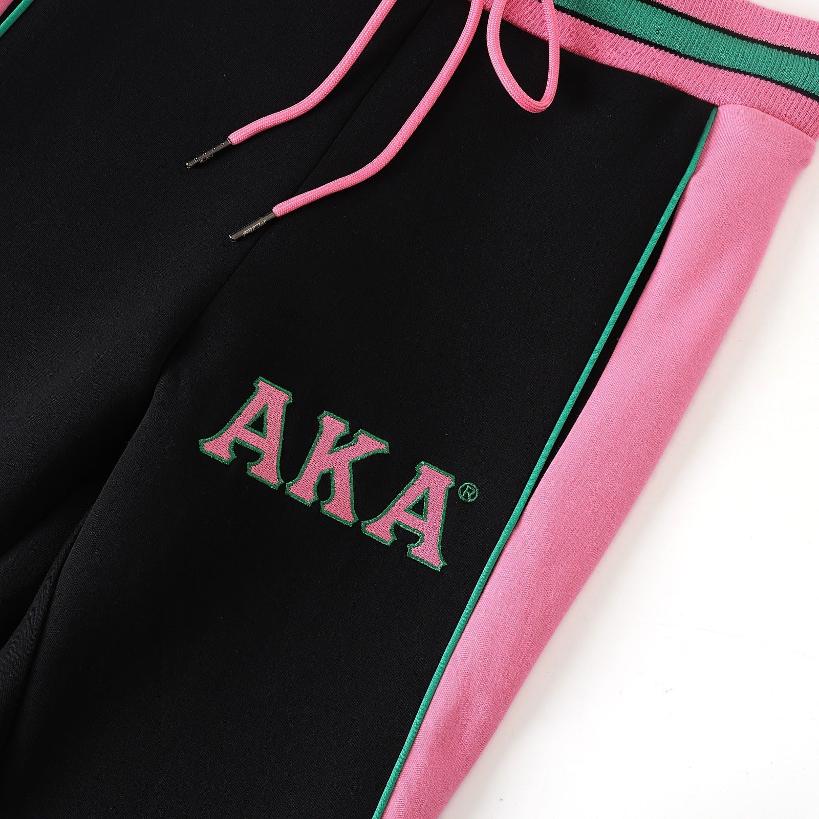 AKA Black Air Tech Fleece Warm Up Pants