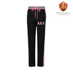 AKA Black Air Tech Fleece Warm Up Pants