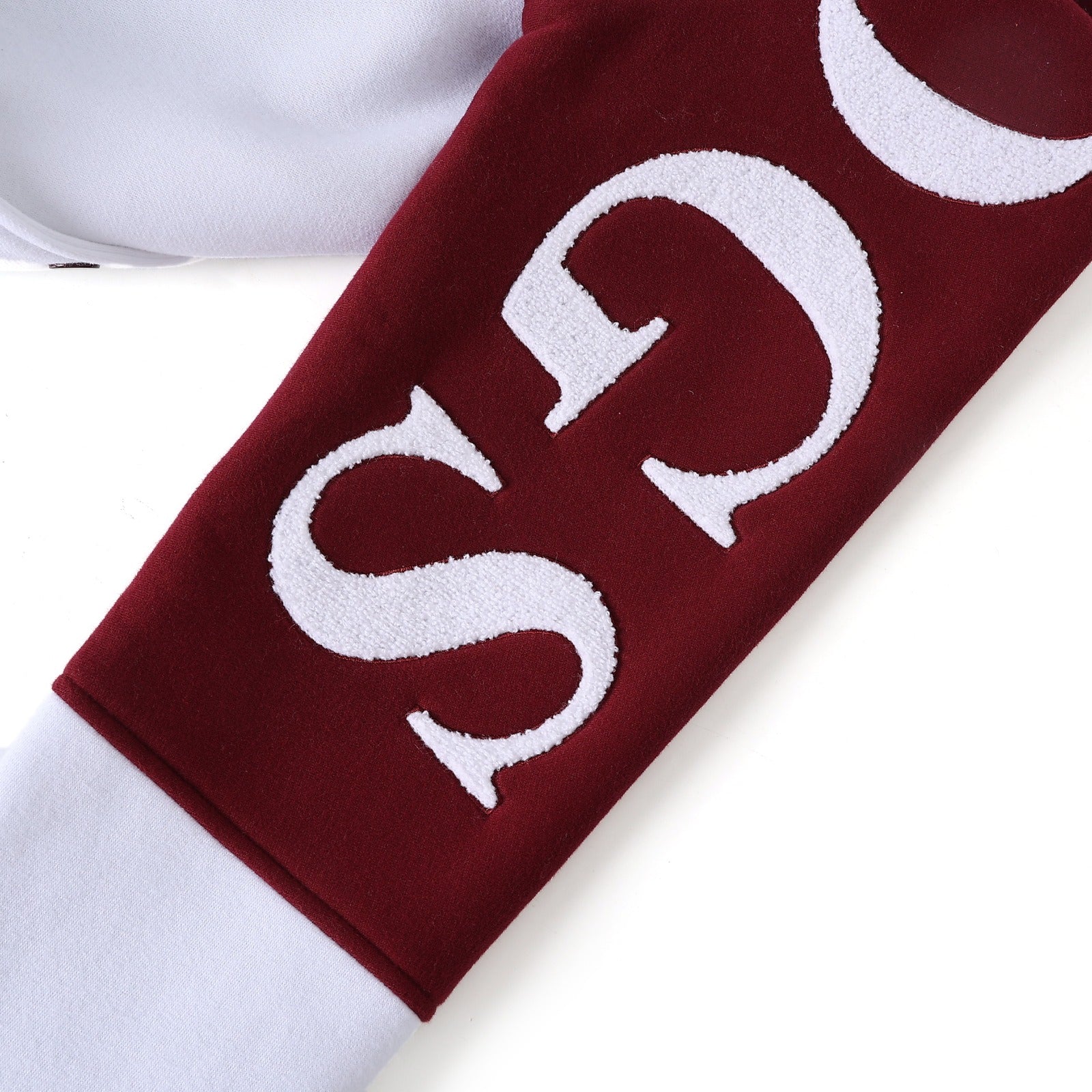 Alabama A&M White Fleece Jacket