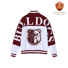 Alabama A&M White Fleece Jacket