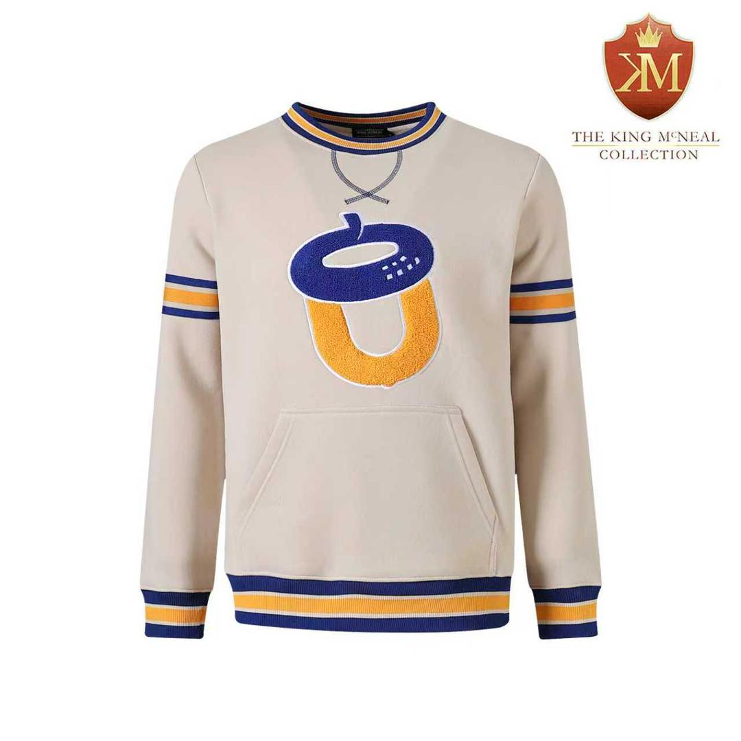 Oakwood Neutral Pocket Crewneck