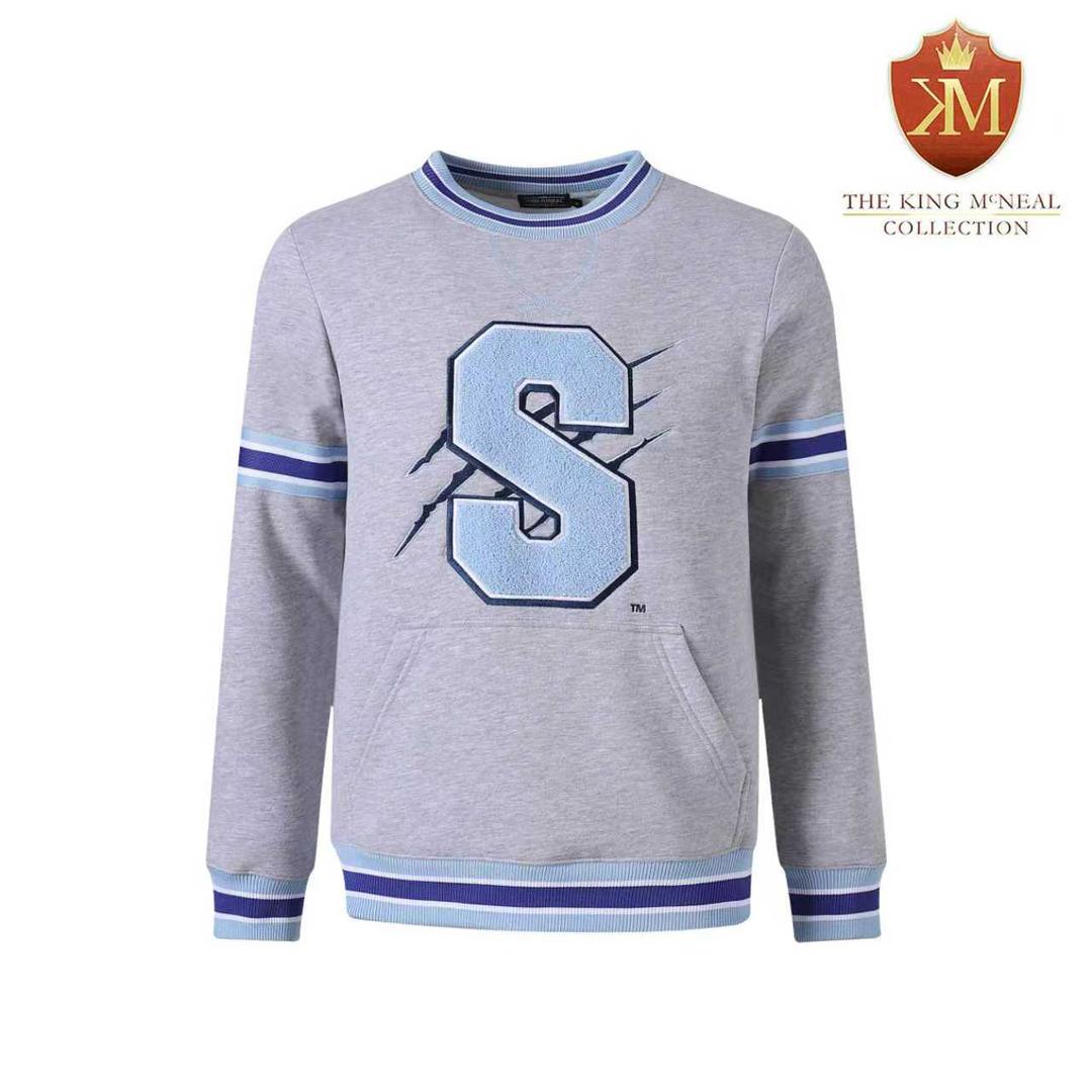 Spelman College Heather Grey Pocket Crewneck