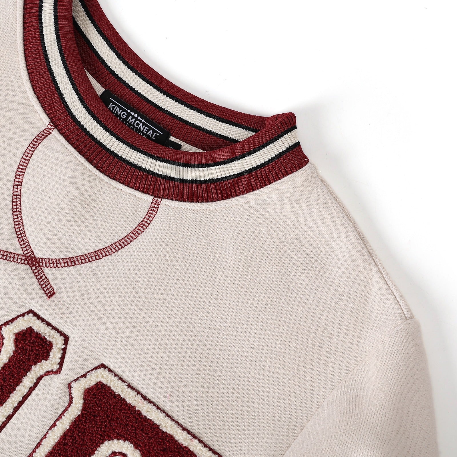 Kappa Phi Nu Pi Neutral Chenille Crewneck