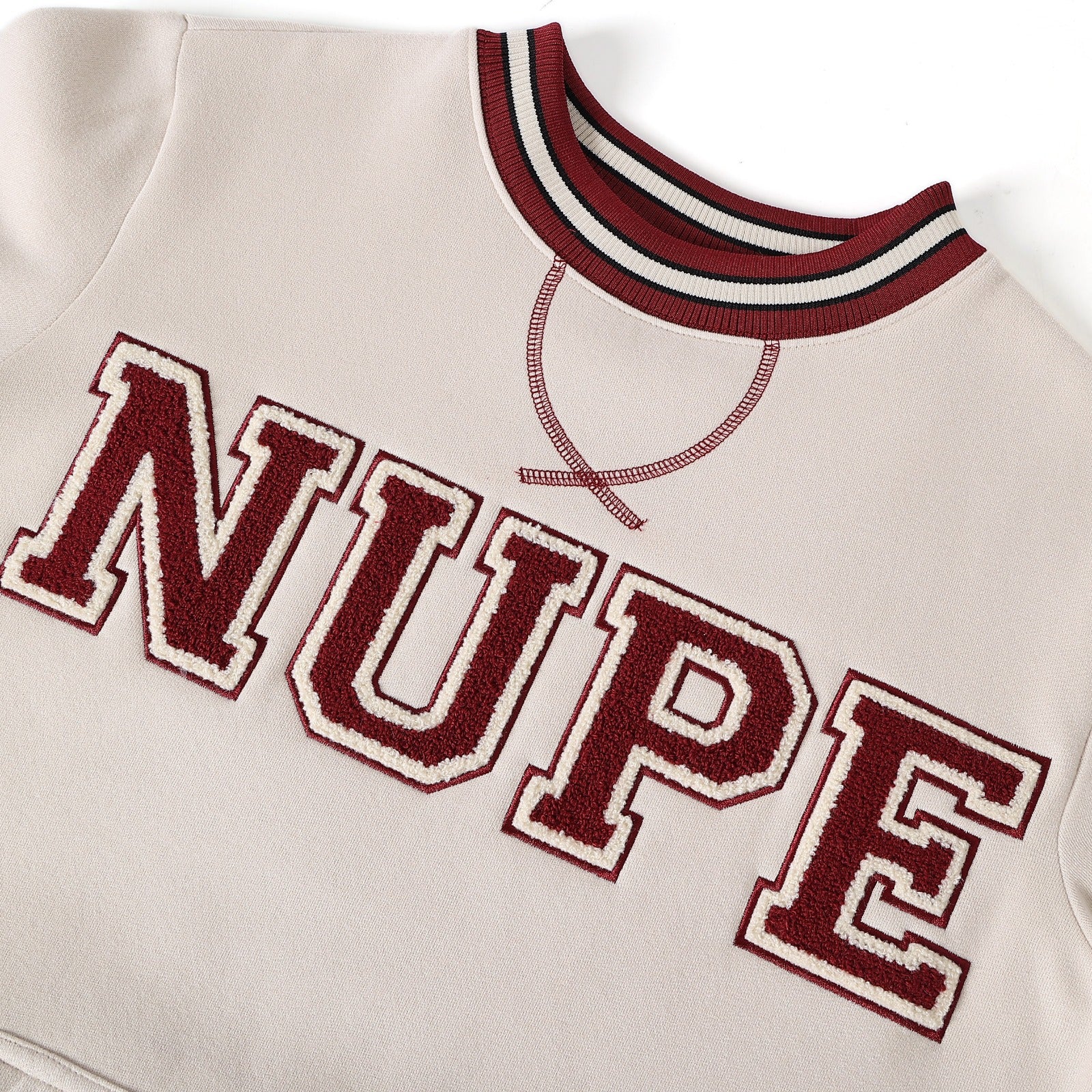Kappa Nupe Neutral Chenille Crewneck