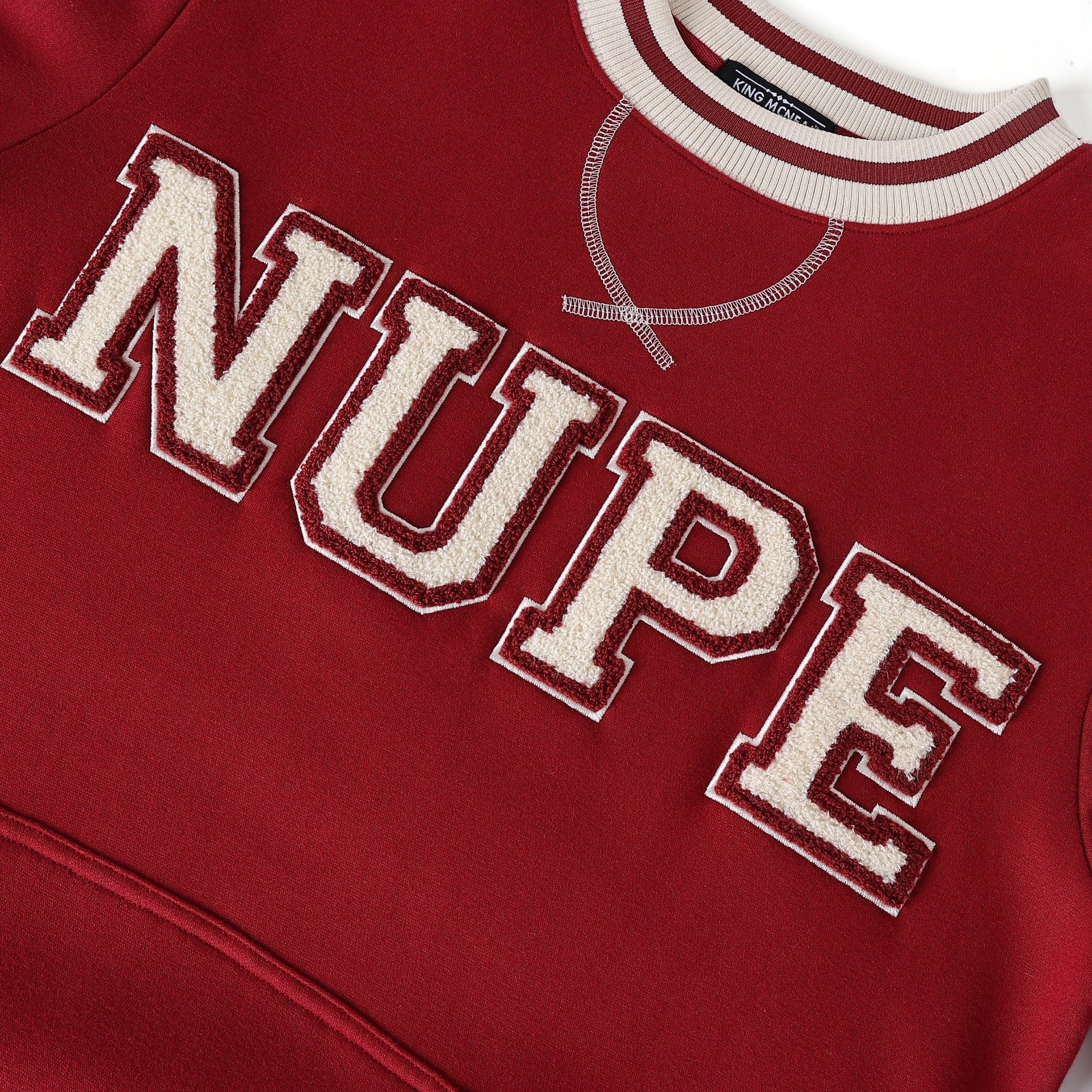 Kappa Nupe Krimson Chenille Crewneck