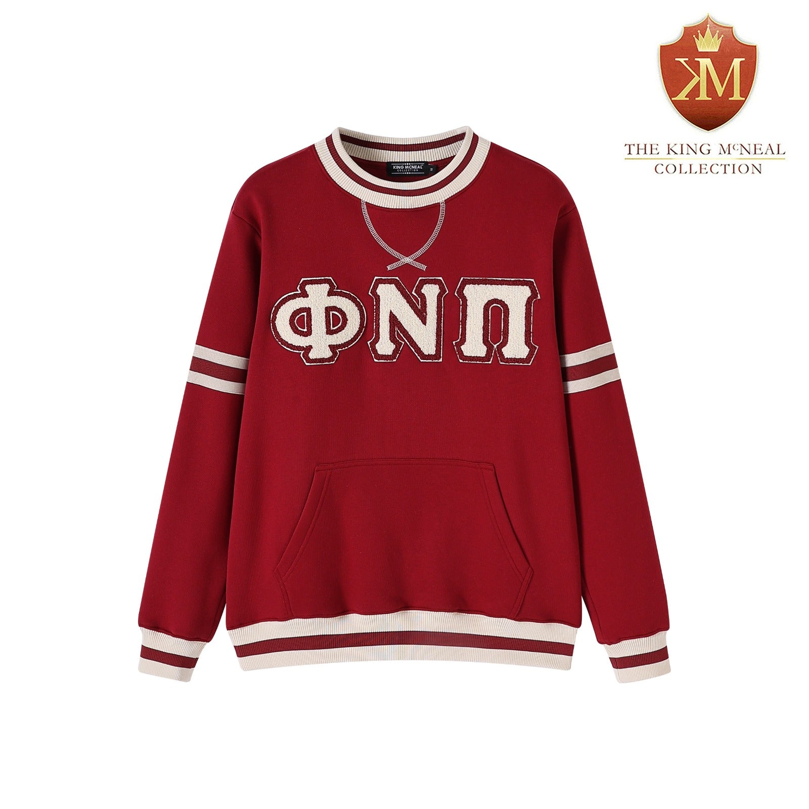 Kappa Phi Nu Pi Krimson Chenille Crewneck