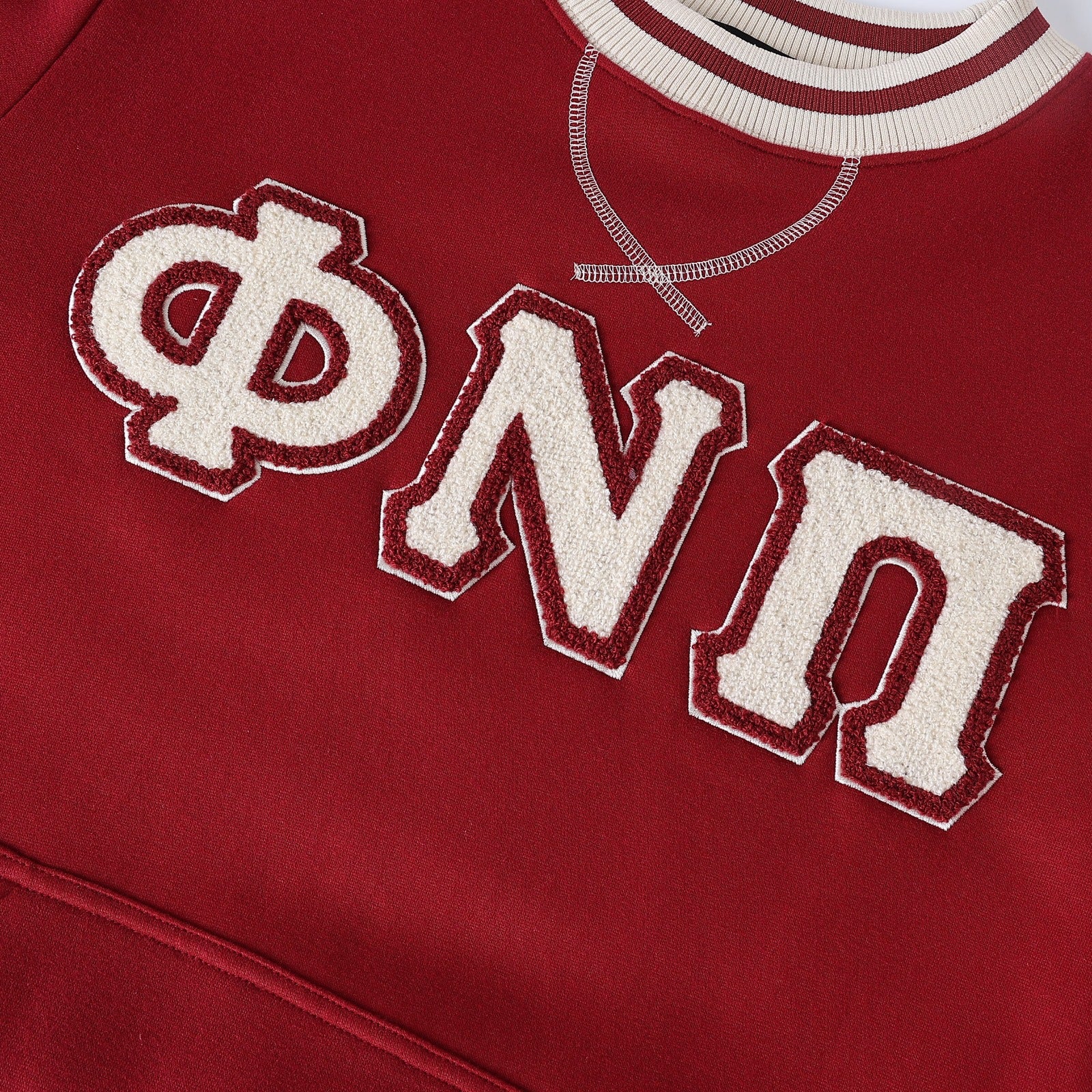 Kappa Phi Nu Pi Krimson Chenille Crewneck