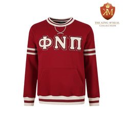 Kappa Phi Nu Pi Krimson Chenille Crewneck