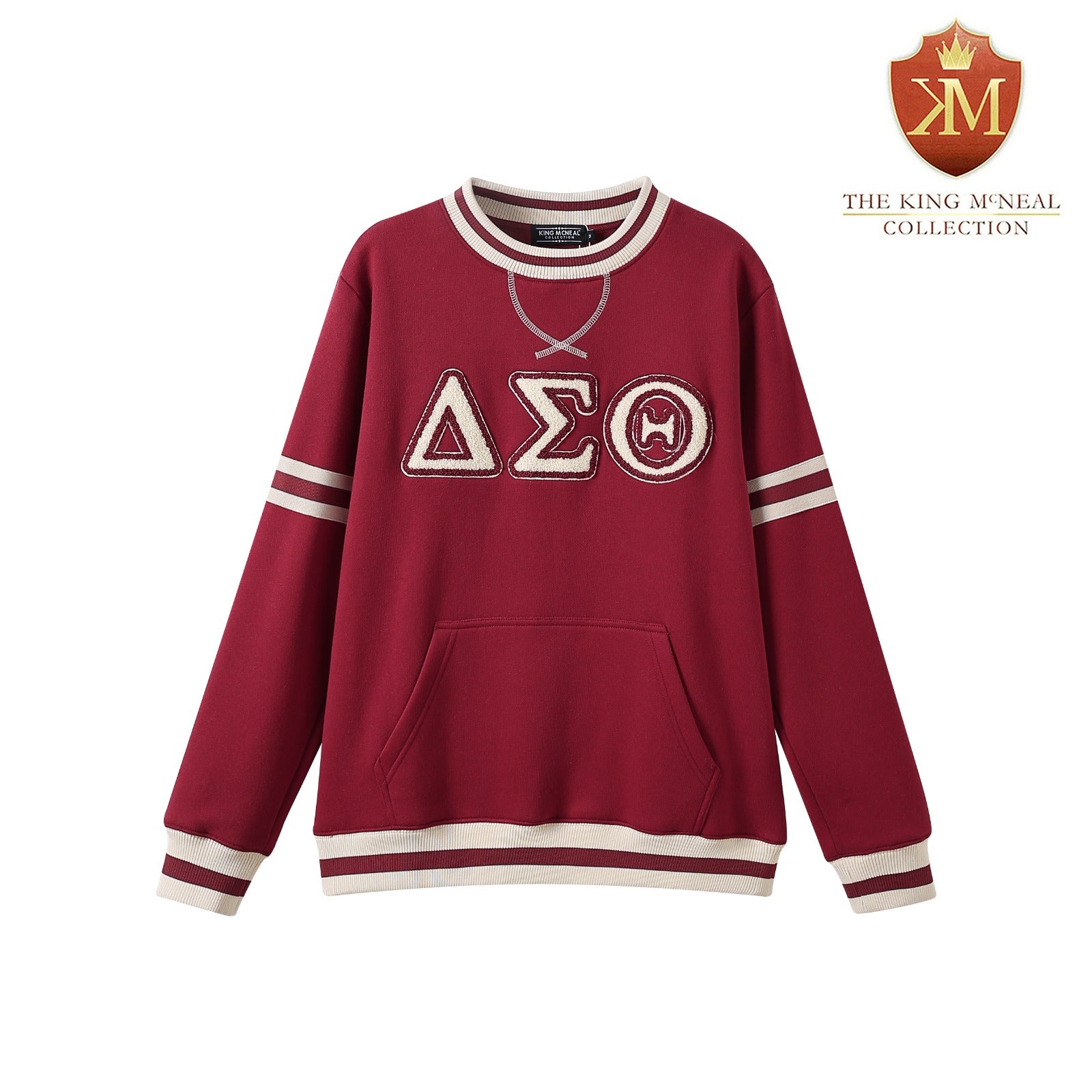 Delta Crimson DST Chenille Crewneck