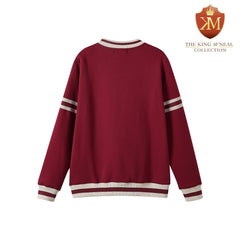 Delta Crimson DST Chenille Crewneck