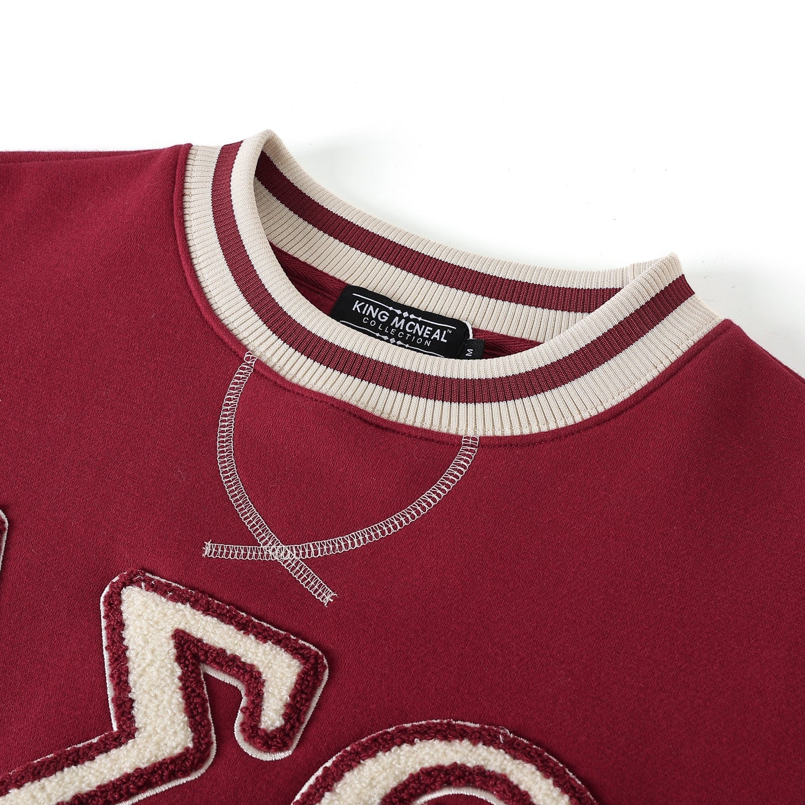 Delta Crimson DST Chenille Crewneck