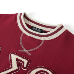 Delta Crimson DST Chenille Crewneck