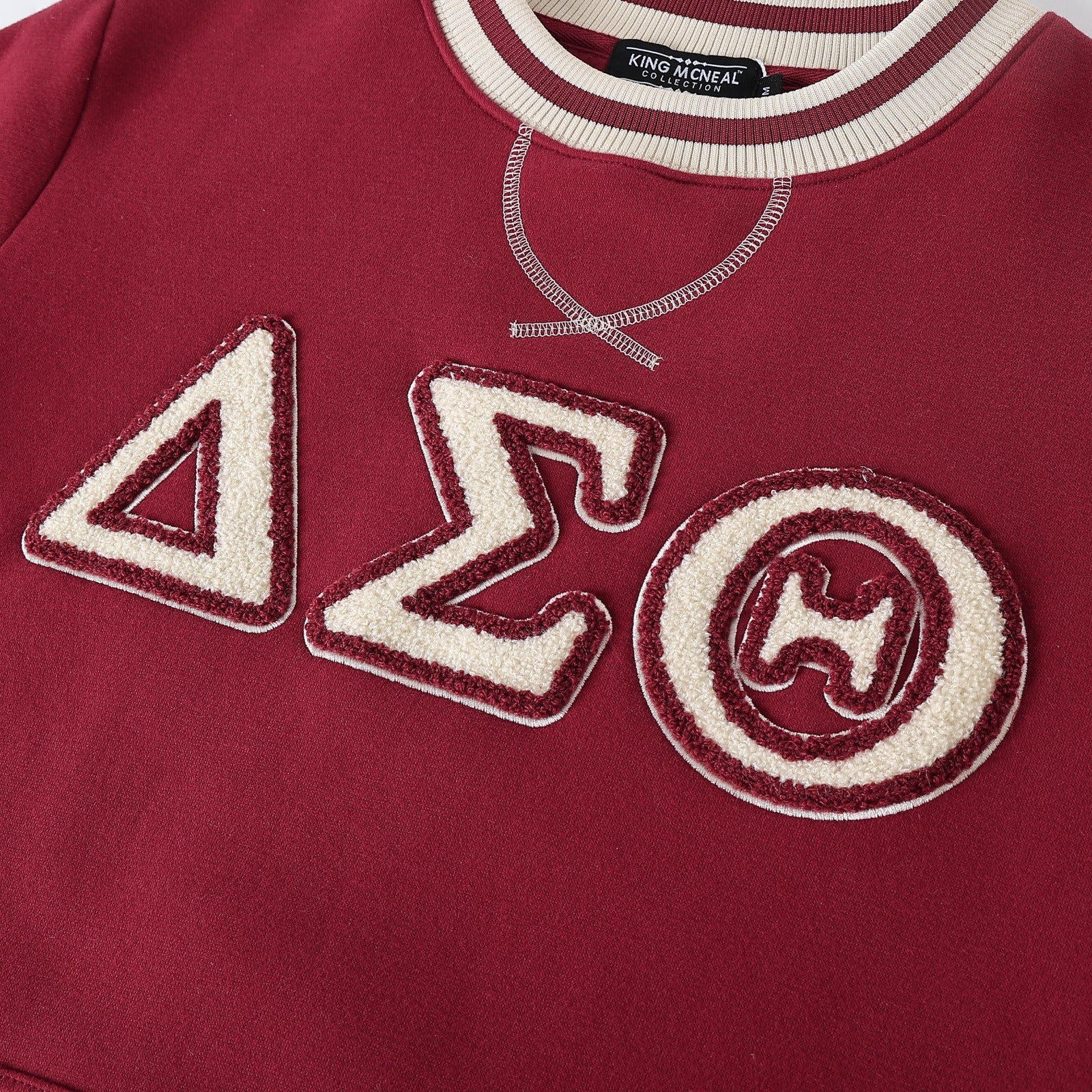 Delta Crimson DST Chenille Crewneck