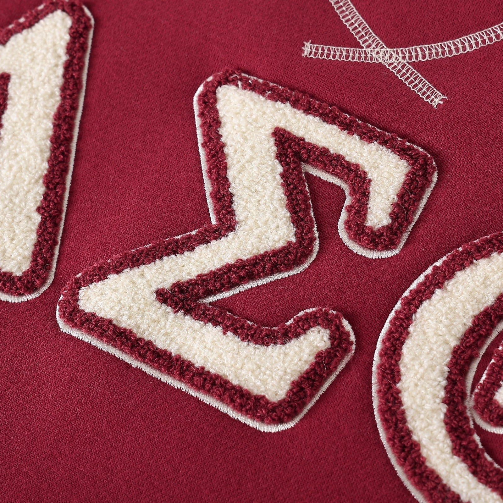 Delta Crimson DST Chenille Crewneck