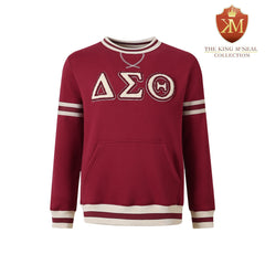 Delta Crimson DST Chenille Crewneck
