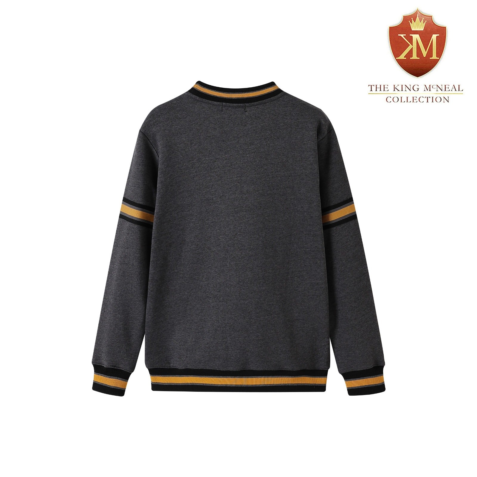 Alpha Charcoal Grey 1906 Chenille Crewneck