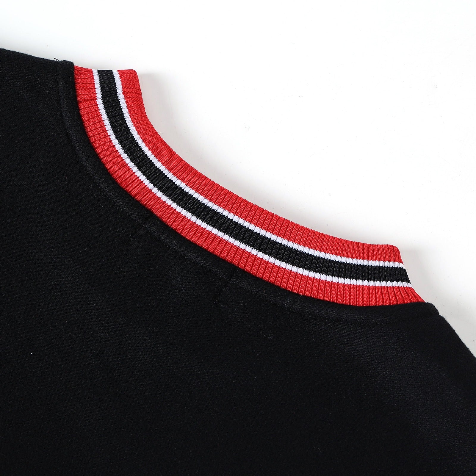 Delta Sigma Theta Black Chenille Crewneck (White Lettered)