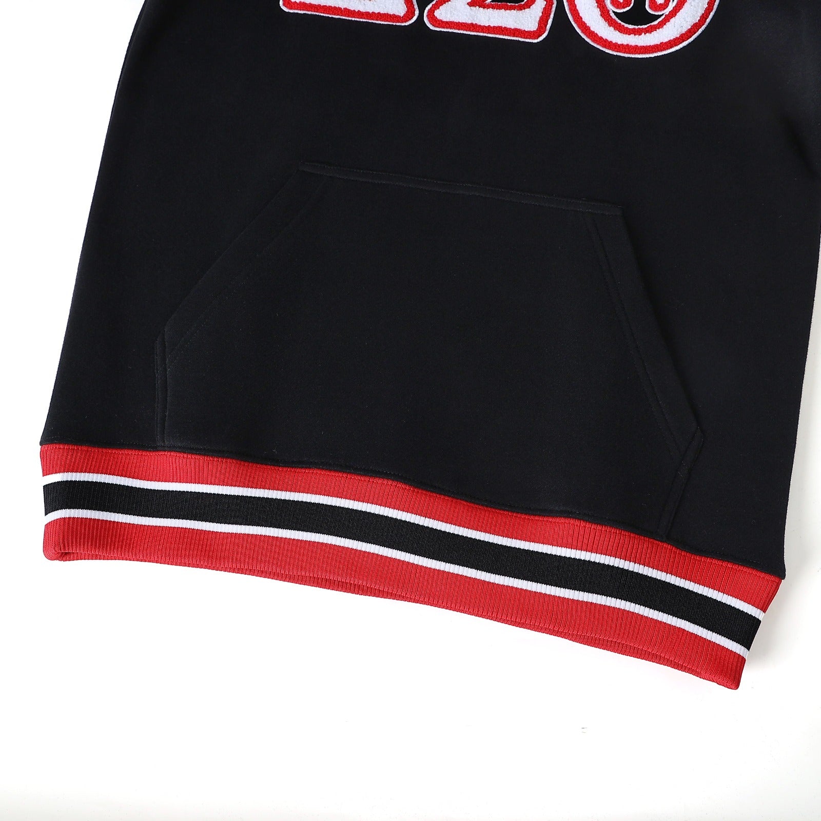 Delta Sigma Theta Black Chenille Crewneck (White Lettered)