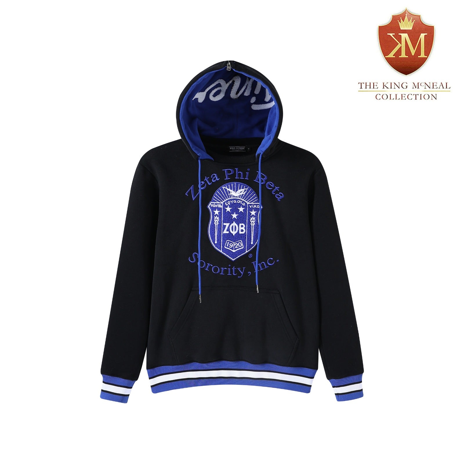 Zeta Black Prep Unisex Hoodie