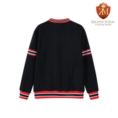Kappa Black Crest Chenille Crewneck