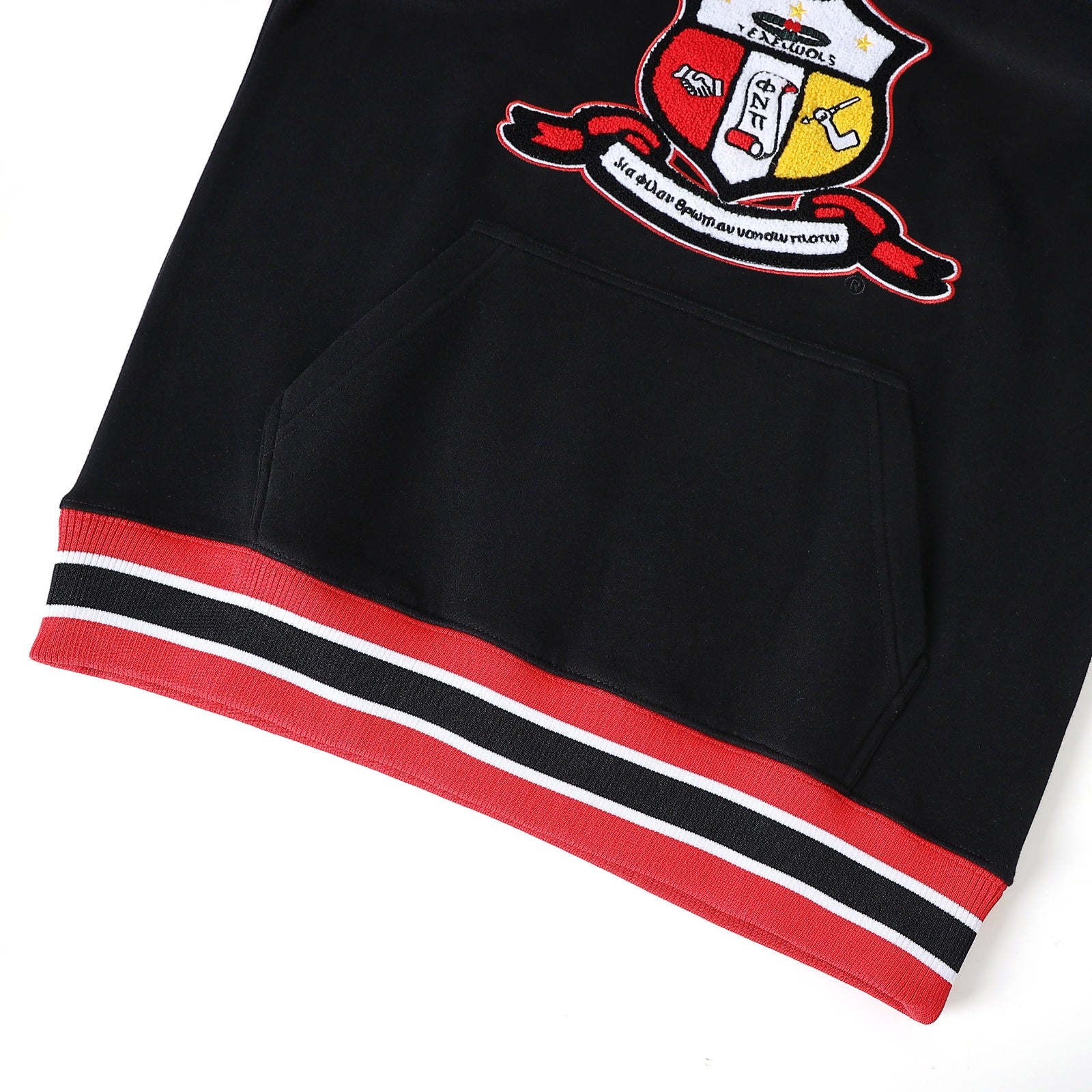 Kappa Black Crest Chenille Crewneck