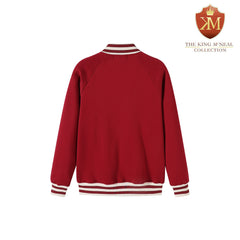 Delta Crimson Varsity Fleece Jacket