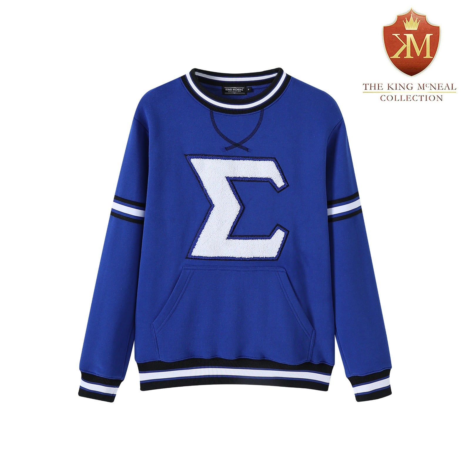Phi Beta Sigma Blue "Sigma" Chenille Crewneck