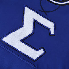 Phi Beta Sigma Blue "Sigma" Chenille Crewneck