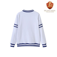 Phi Beta Sigma White Crest Chenille Crewneck