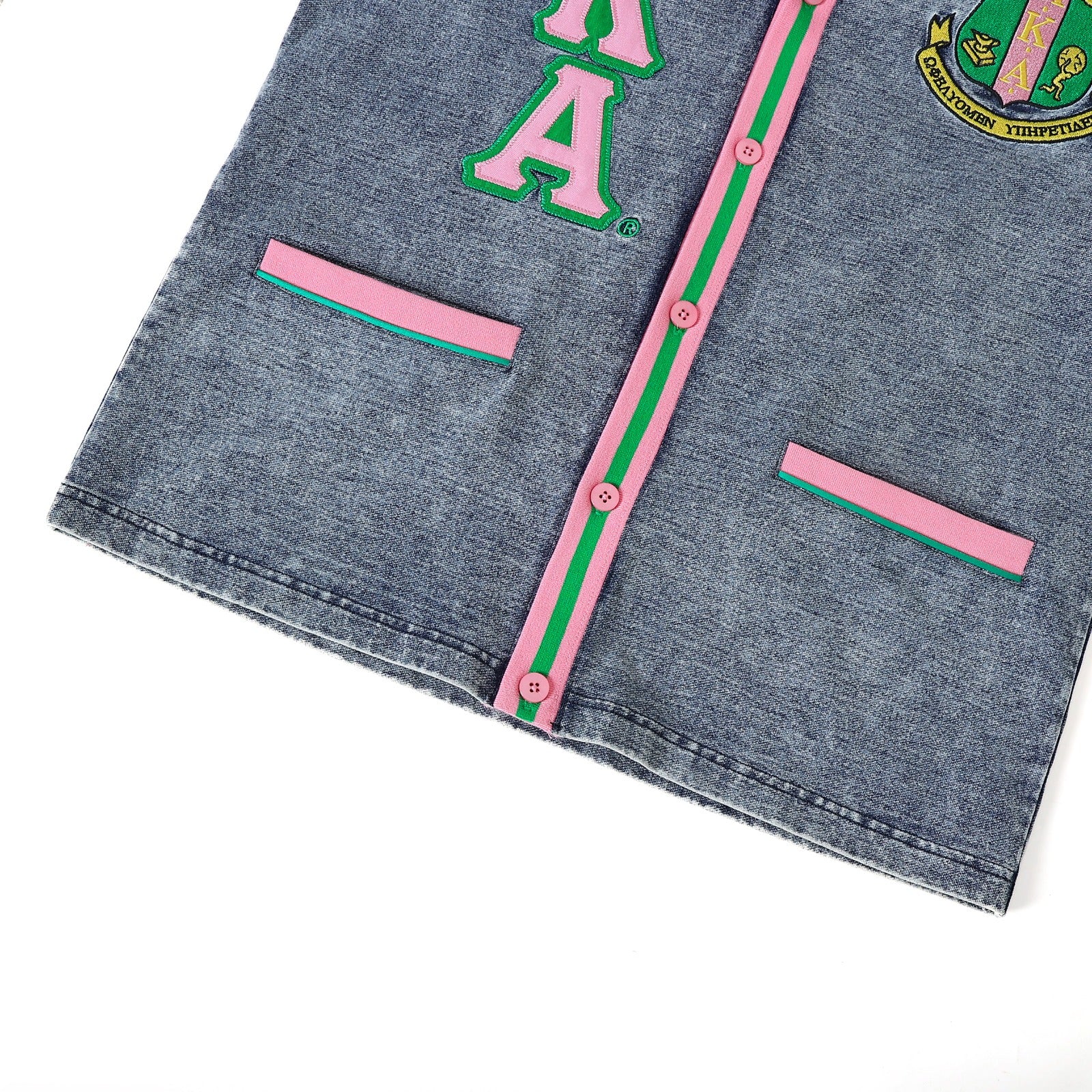 AKA Denim Cardigan Unisex Fit