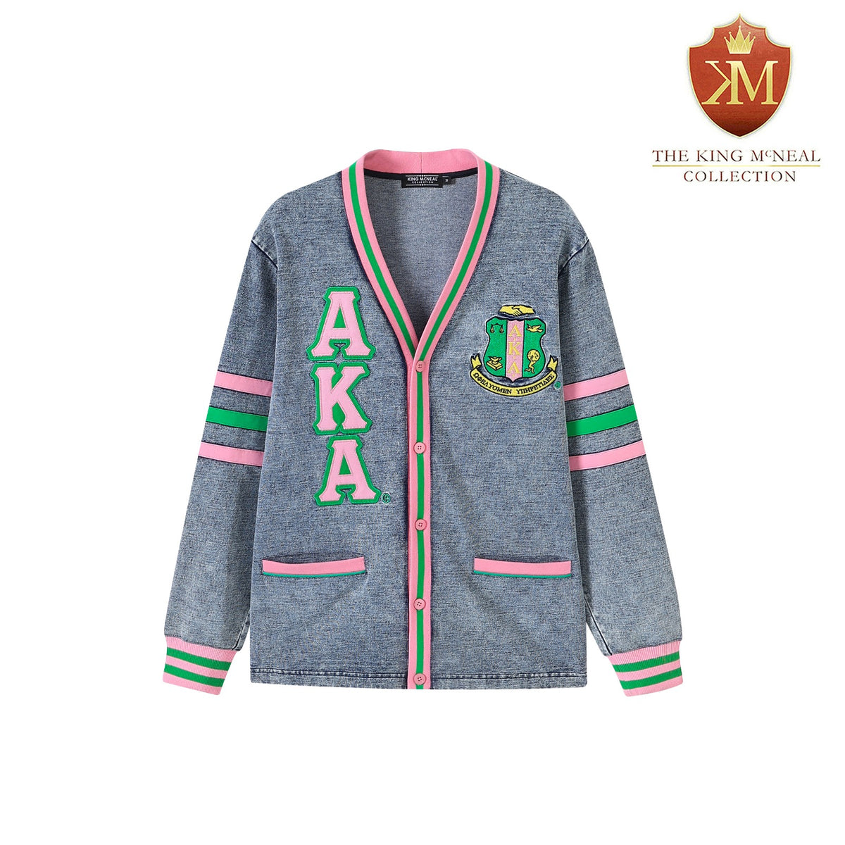 AKA Denim Cardigan Unisex Fit