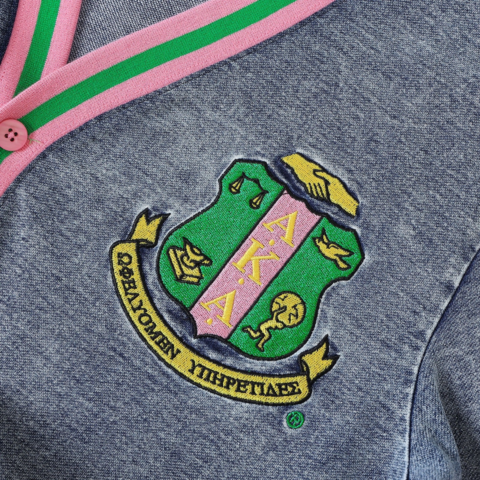 AKA Denim Cardigan Unisex Fit