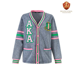 AKA Denim Cardigan Unisex Fit