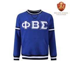 Phi Beta Sigma Blue Chenille Crewneck
