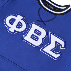 Phi Beta Sigma Blue Chenille Crewneck